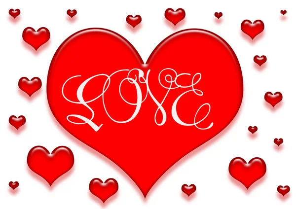 Сердце. День Святого Валентина. Текстура для фона. Любовь . — стоковое фото