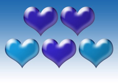 Kalp. Sevgililer Günü. Arka plan için güzel bir doku. Aşk.