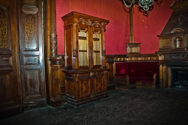 Petersburg Russia April 2014 Beautiful Interior Old Abandoned Brusnitsyn Mansion — Stock Photo, Image