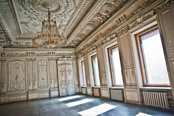 Petersburg Rusia Abril 2014 Hermoso Interior Antigua Mansión Brusnitsyn Abandonada — Foto de Stock