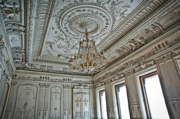 Petersburg Russia April 2014 Beautiful Interior Old Abandoned Brusnitsyn Mansion — Stock Photo, Image