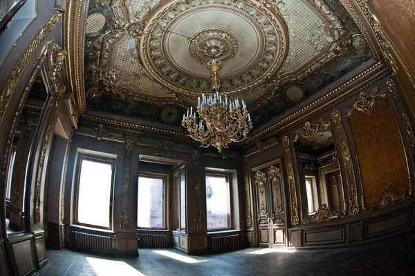 Petersburg Russia April 2014 Beautiful Interior Old Abandoned Brusnitsyn Mansion — Stock Photo, Image