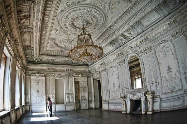 Petersburg Russia April 2014 Beautiful Interior Old Abandoned Brusnitsyn Mansion — Stock Photo, Image