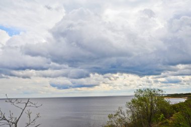 LENINGRAD REGION, RUSSIA: view of a beautiful landscape in early spring
