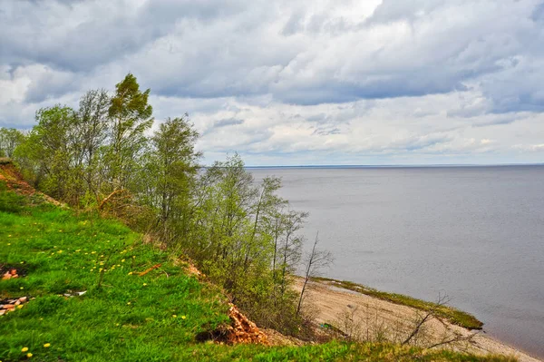Leningrad Region Russia View Beautiful Landscape Early Spring — 스톡 사진