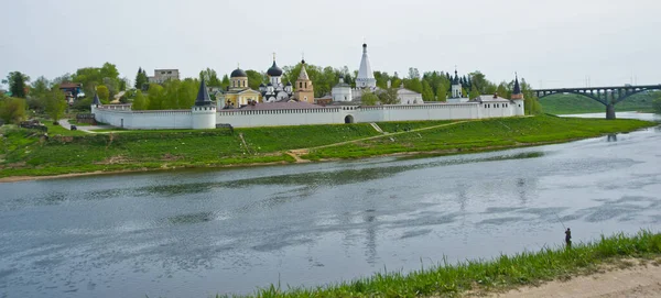 Staritsa Região Tver Rússia Maio 2014 Bela Paisagem Com Vista — Fotografia de Stock