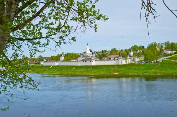 Staritsa Tver Region Russia May 2014 Beautiful Landscape View Old — Zdjęcie stockowe