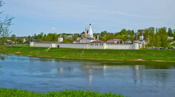 Staritsa Região Tver Rússia Maio 2014 Bela Paisagem Com Vista — Fotografia de Stock