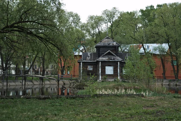 Ostashkov Tver Region Russia May 2014 View Old Historic Houses — Zdjęcie stockowe