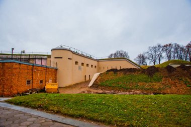 KAUNAS, LITHUANIA - NOVEMBER 17, 2013: Tragic place on the territory of which there was a concentration camp during the war. Ninth Fort in Kaunas.