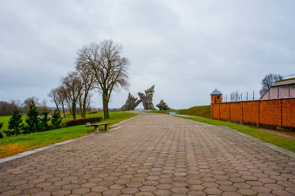 Kaunas Lituânia Novembro 2013 Monumento Nono Forte Kaunas Lugar Trágico — Fotografia de Stock