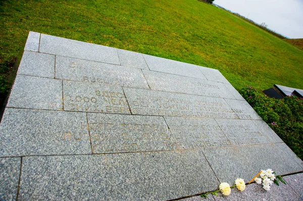 Kaunas Lithuania November 2013 Tragic Place Territory Which Concentration Camp — Stock Photo, Image