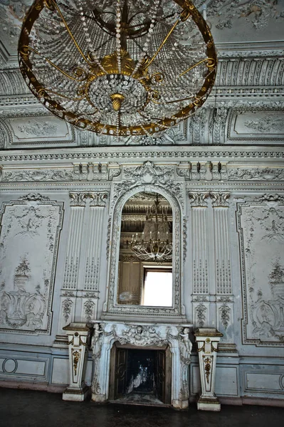 Petersburg Russia April 2014 Beautiful Interior Old Abandoned Brusnitsyn Mansion — Stock Photo, Image