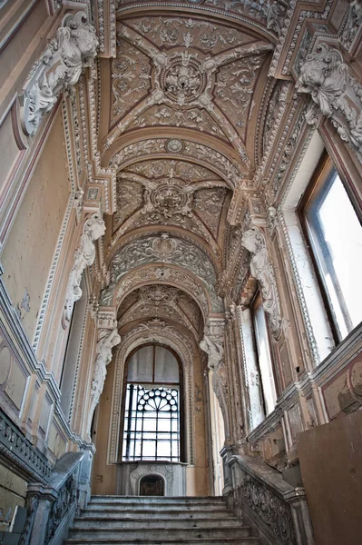 Petersburg Russia April 2014 Beautiful Interior Old Abandoned Brusnitsyn Mansion — Stock Photo, Image