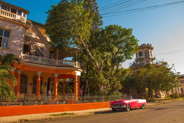 Hawana Kuba Marzec 2018 Krajobraz Widokiem Piękne Kubańskie Domy Przy — Zdjęcie stockowe