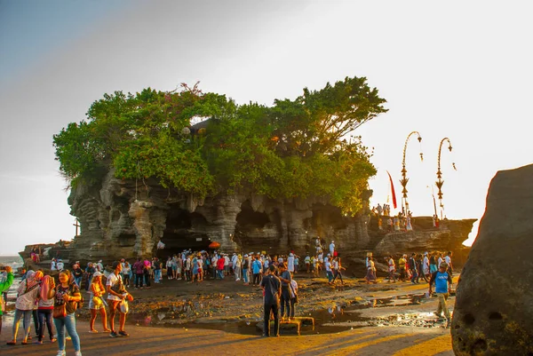 バリ島 インドネシア 2017年4月 タナーバリのロット水寺 インドネシアの自然景観 — ストック写真