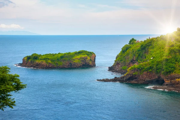 Bellissimo Paesaggio Dalla Cima Delle Colline Una Piccola Isola Amed — Foto Stock