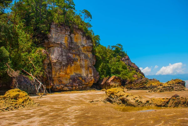 Bako Kuching Sarawak Borneo Malaysia Piękny Krajobraz Widokiem Park Narodowy — Zdjęcie stockowe