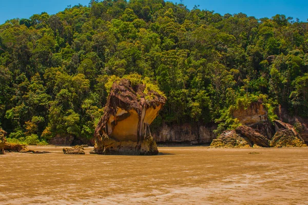 Bako Kuching Sarawak Borneo Malaysia Piękny Krajobraz Widokiem Park Narodowy — Zdjęcie stockowe