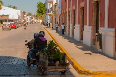 San Francisco de Campeche, Meksika 'da sömürge mimarisi. Campeche, UNESCO tarafından korunan bir Meksika kenti.