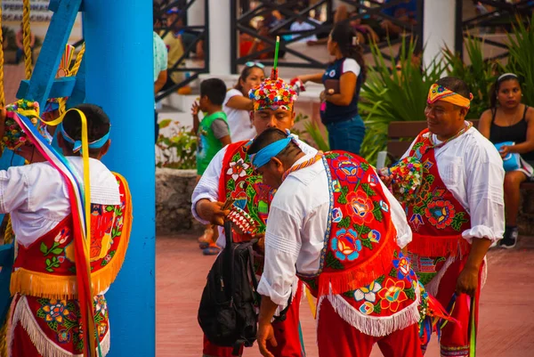 Playa Del Carmen Riviereral Maya Mexico March 2018 Dance Los — 스톡 사진