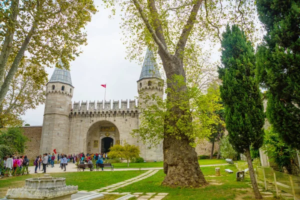 Istanbul Türkei Oktober 2018 Das Tor Der Begrüßung Topkapi Palast — Stockfoto