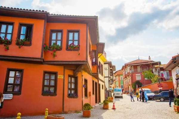 エスキシーヒル トルコ カラフルなOdunpazari地区の家はエスキシーヒル市で表示されます エスキシーヒルはトルコで人気の観光地です — ストック写真