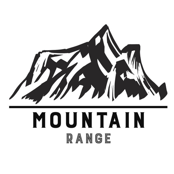 Горная икона. Логотип горы
.