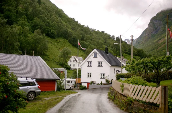 Onderdal Dorp Bij Flam — Stockfoto