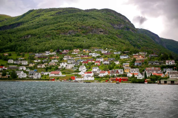 Flam Vallei Tussen Fjorden — Stockfoto
