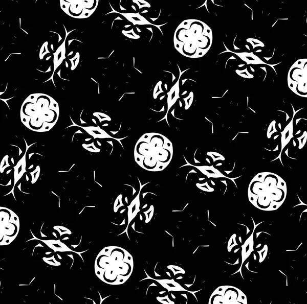 Ornamento com padrões em preto e branco. 14 — Fotografia de Stock