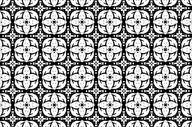 Siyah ve beyaz renkleri unsurları ile süsleme. A