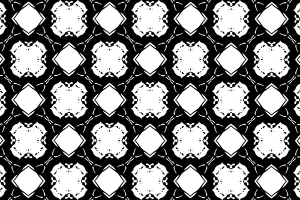 Ornament s prvky černé a bílé barvy. R — Stock fotografie