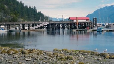 Deniz Yat ve tekne Horseshoe Bay, Kanada ile güzel görünümü