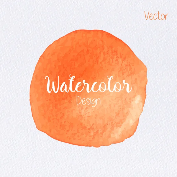 Vector color arco iris acuarela pintura mancha — Vector de stock