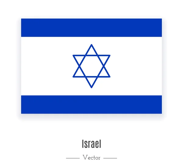 Flag of Israel. — Stock Vector