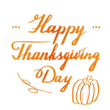 Şükran günü hat tasarım