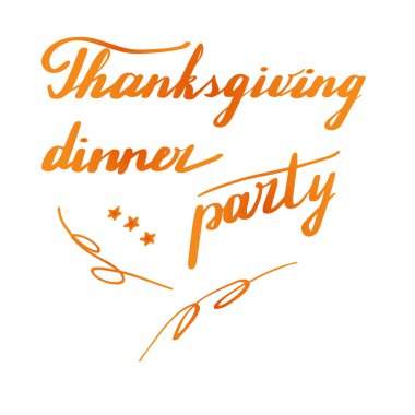 Şükran günü el yazı