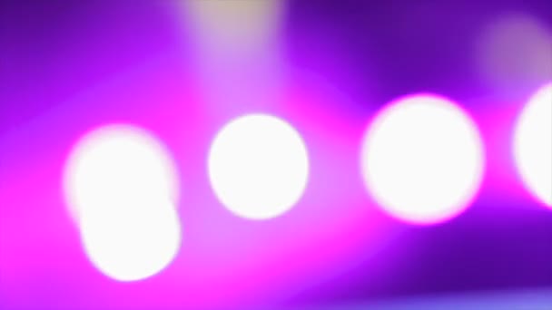 Verschwommene Farbe Party Lights — Stockvideo