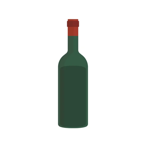 Butelka ikona Płaska konstrukcja — Wektor stockowy