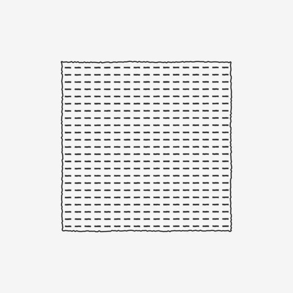 Pesach holiday matzah plochý černý obrys ikona designu — Stockový vektor