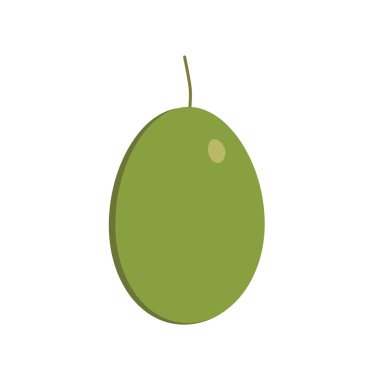 Zeytin simgesi düz tasarım