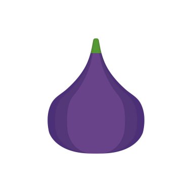 İncir simgesi düz tasarım