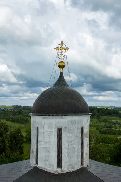 Dome of ancient Russian Orthodox church — Stock Photo, Image