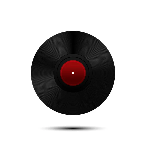 Vinylplaat icoon. vectorillustratie — Stockvector