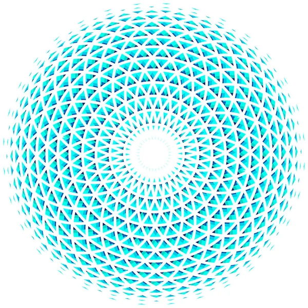 Geometrik göz mandala. Renkli tasarım öğesi. Vektör Illustrat