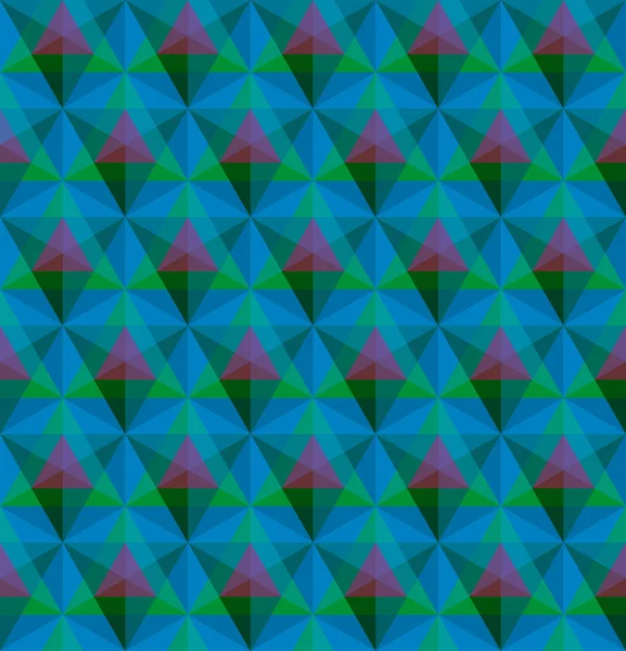 Modèle géométrique triangulaire sans couture — Image vectorielle