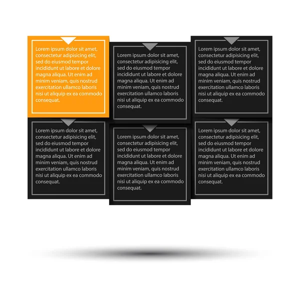 Kağıt ilerleme adımları için özel öğretmen. Vektör çizim