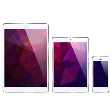 iPad iphone / üçgen arka plan