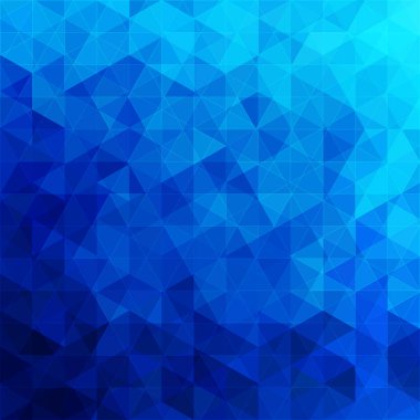 triangular abstract background blue ocean clipart